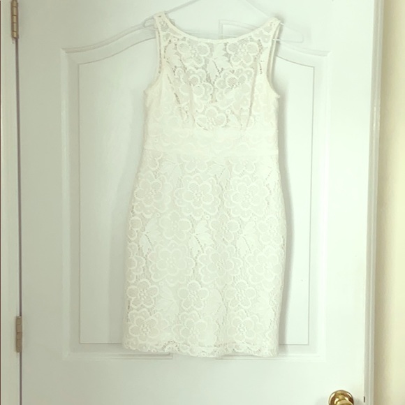 white dress petite size